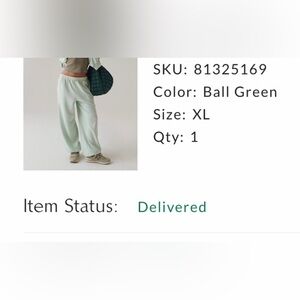 ⭐️FREE PEOPLE! Preloved! ALL STAR Pants Size is XL in Ball Green/MINT! Excellent